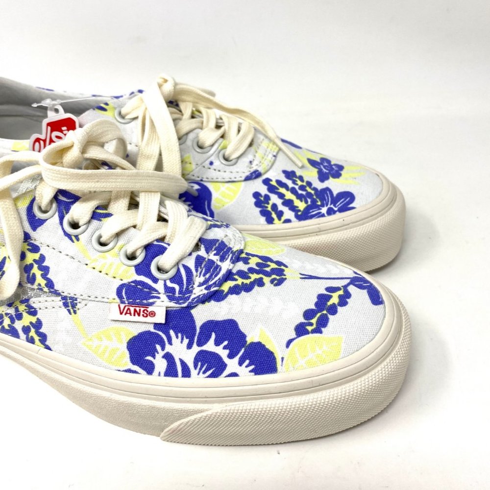 💖MEGA SALE💖VANS Acer Mesh Ni Sp Barely Women White Blue Canvas VN0A5DXZ3X6 - Picture 7 of 10